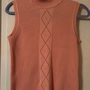 White Stag Coral Ribbed Knit Sweater
